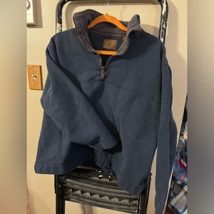 St. John’s Bay zip 3/4, navy sweatshirt